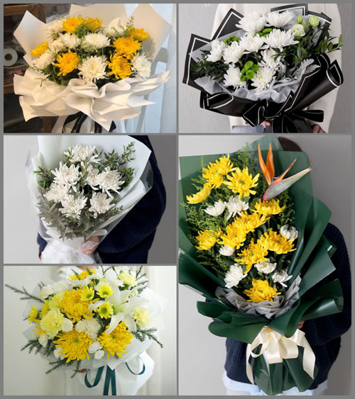 江西吉安新干县白事花束代送